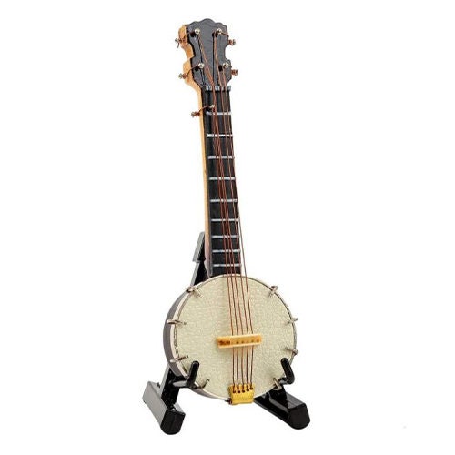 Dolls House Mandolin Miniature Music Room Bar School Instrument