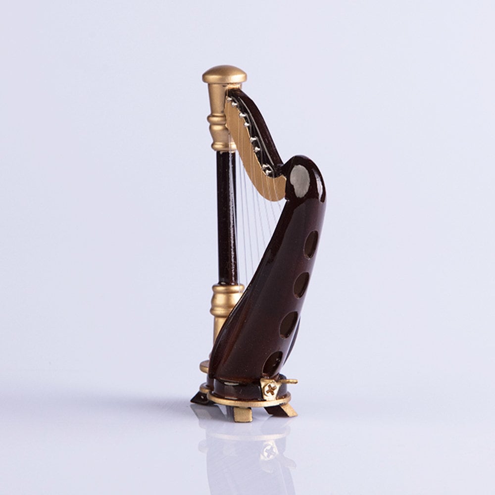 Miniature Instrument Acoustic Harp Folk Music Instrument Etsy