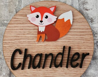 Baby Name wood sign, newborn baby, hospital sign, baby decor, 3D wood sign, baby decor, wood sign, birch wood, laser cut, baby animals