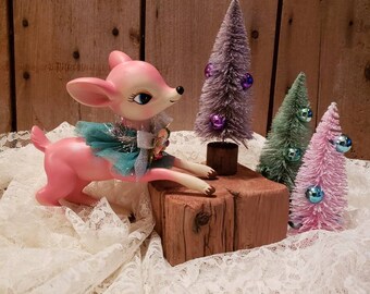 Pink Reindeer Etsy