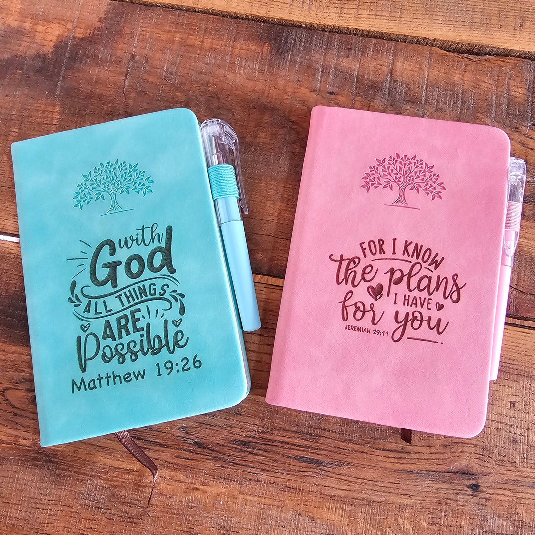 Pocket Notebook, Bible Verse Notebook, Journal, Mini Notebook, Basket ...