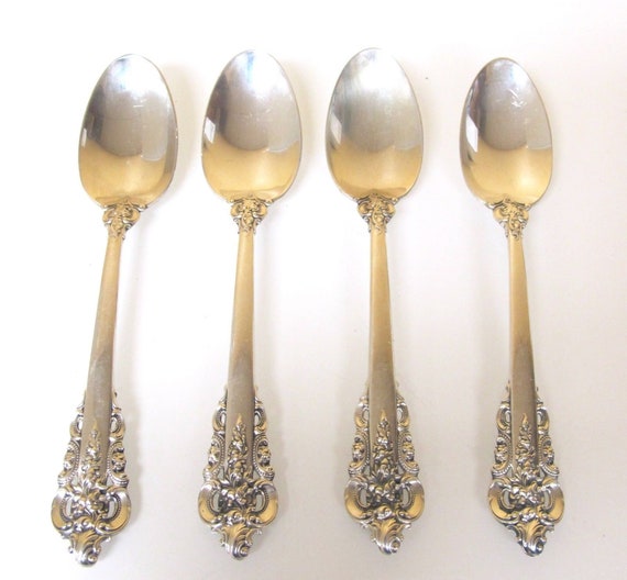 S ~ GRANDE BAROQUE NEW ~ WALLACE STERLING TEASPOON