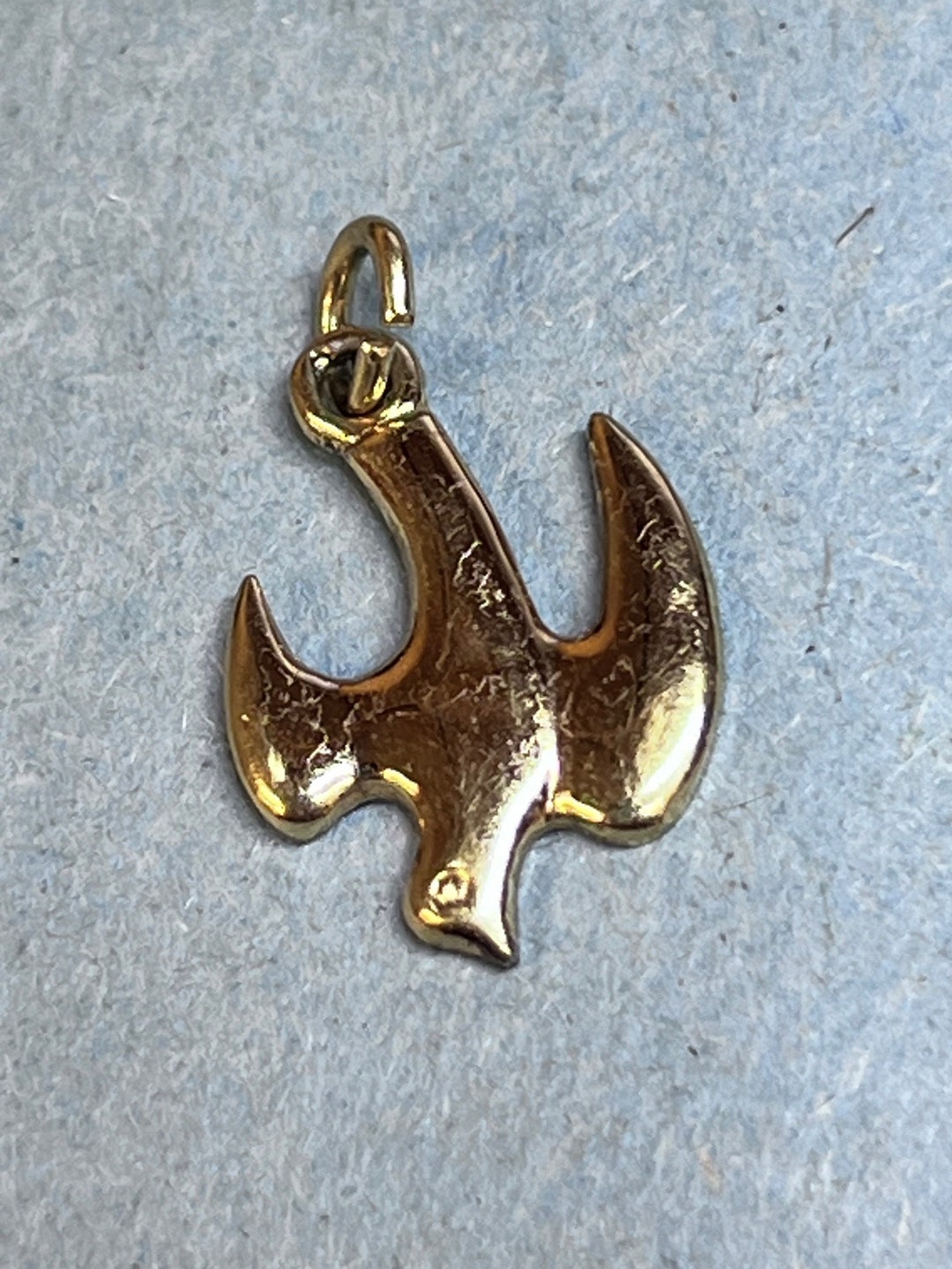 Gold Plated Sterling Silver Holy Spirit Pendant 1.4g - Etsy
