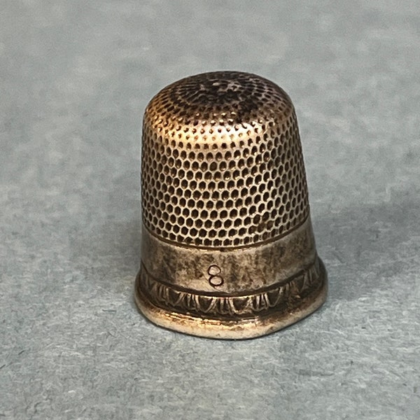 Vintage Sterling Silver Thimble 1.9g