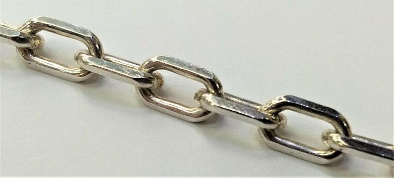 Cool Sterling Silver Junk Yard Dog Chain /& Dog Tag with CZ/'s 925