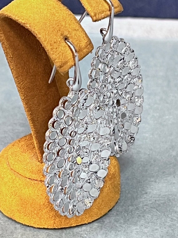 Sterling Silver Dangle/Drop Earrings 7.5g - image 2