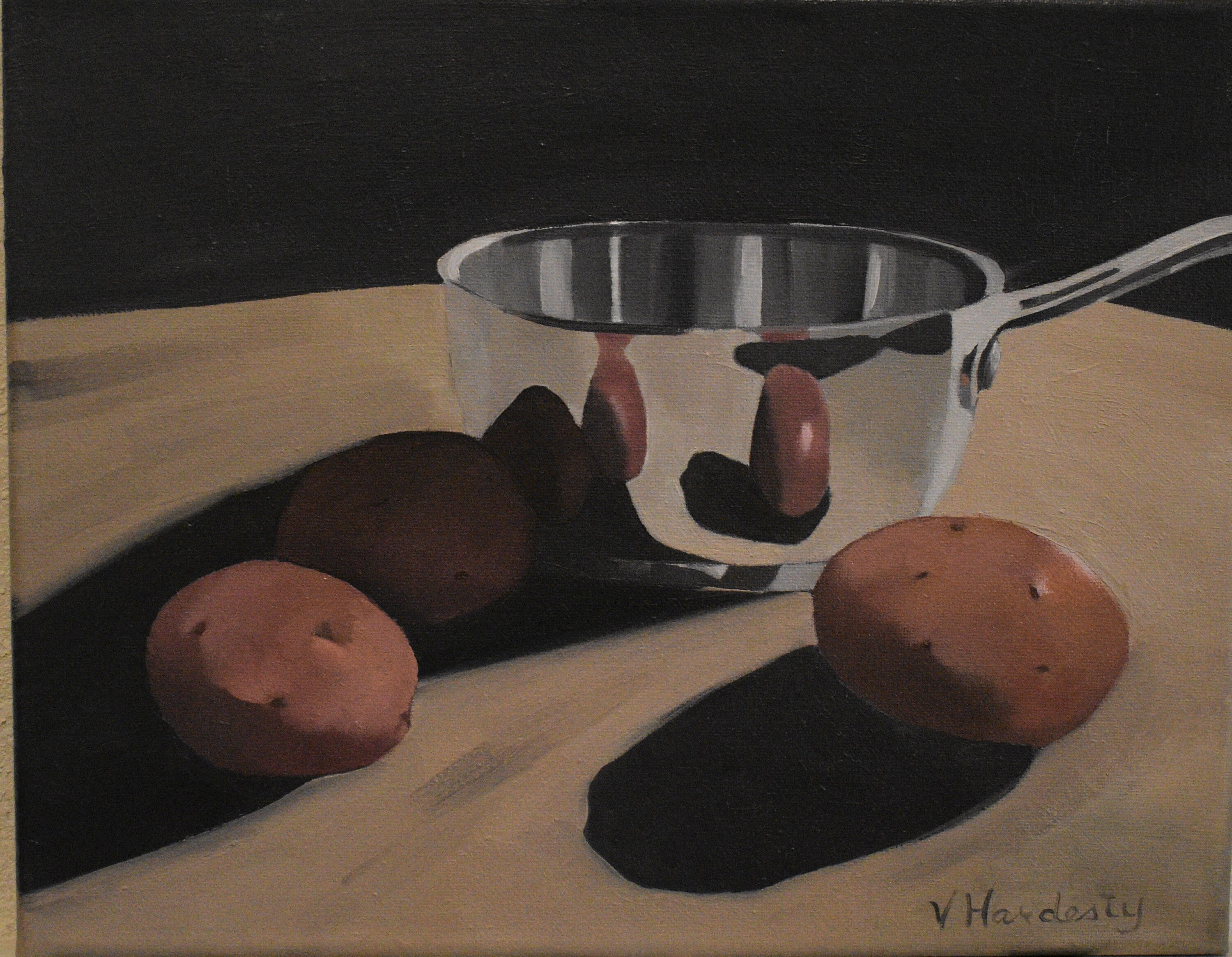 Potatoes 11x14 original still life oil painting on Etsy