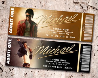 Biglietti del cinema da collezione di MICHAEL