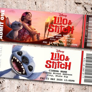 LILO & STITCH Sammler Andenken Kinokarten