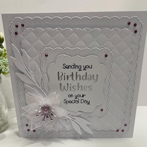 Personalised luxury boxed birthday card