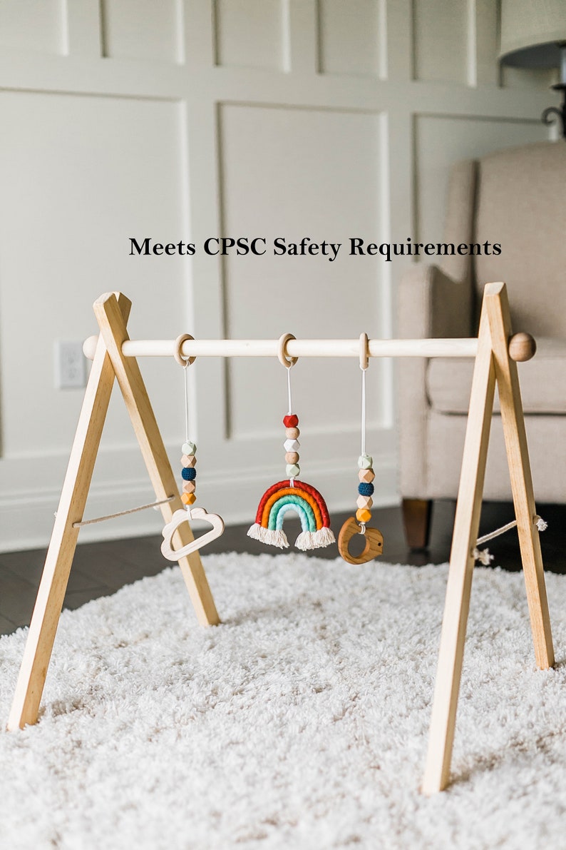 etsy wooden play gym