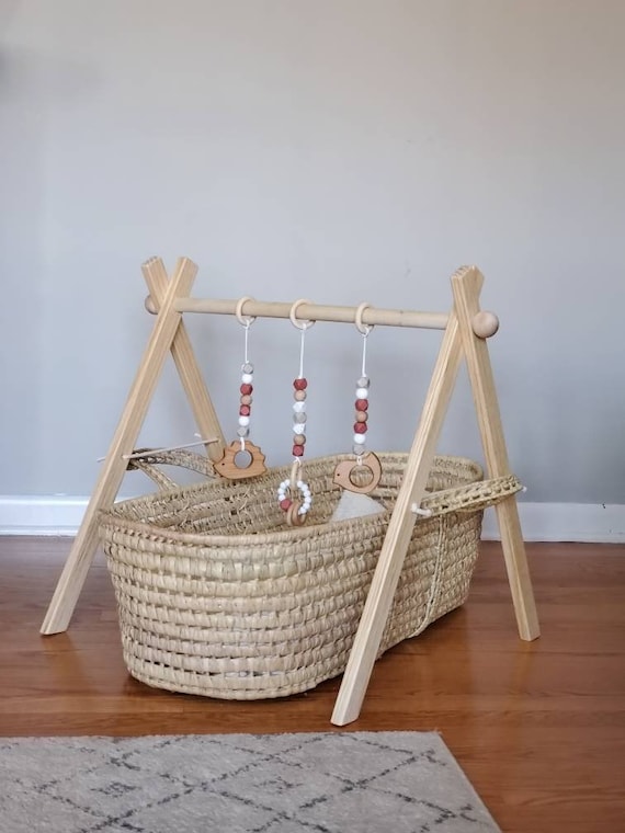 wooden baby gym montessori