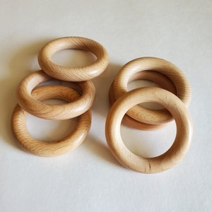 etsy wood rings