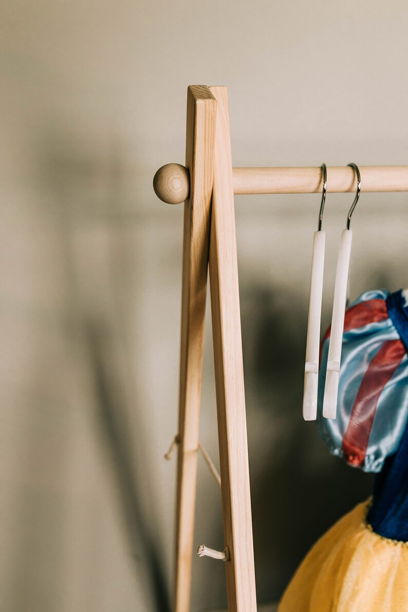 Mini Clothing Rackchildrens Clothing Rack Wooden Dress Etsy