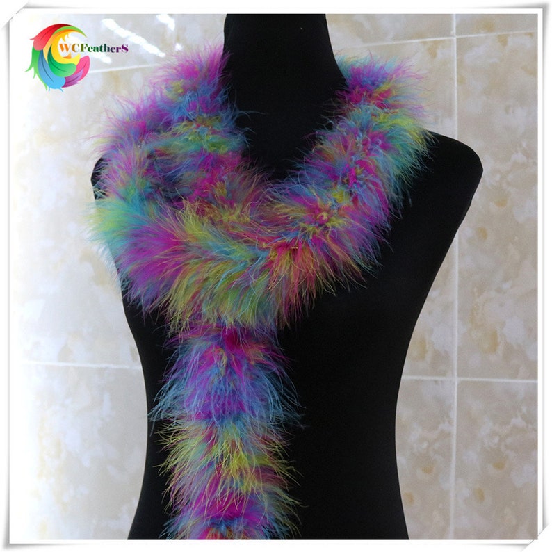 50g Beautiful Purple Feather Boa 180cm