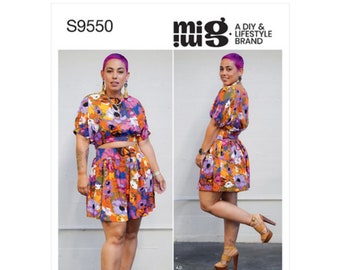 Tops, faldas y pantalones cortos sencillos y sencillos para señoritas S9550 Tallas 14-22 y 4-12 Nuevo