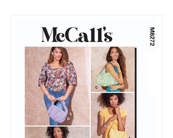 Patrón de costura McCall's M8272 - Carteras, talla: OS (talla única) Sin cortar