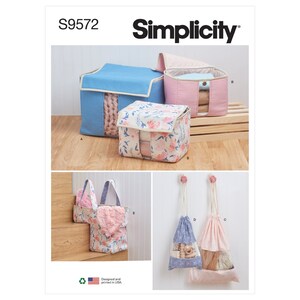Uncut Simplicity sewing pattern 11467 9572 Organizers one size New