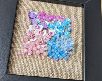 Bead embroidery underwater world, embroidery frame coral reef, bead sequin embroidery, decorative trend, home furnishings, beaded embroidery