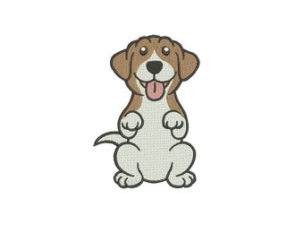 Hond borduurwerk, Machine Borduurwerk Ontwerpen, Meisje Applique, Borduurwerk Instant Download