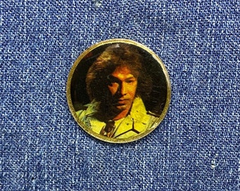 Vintage Alex Van Halen Lapel Pin 1980s rock band enamel pin tie tac cuff link collectible memorabilia Eddie Van Halen music