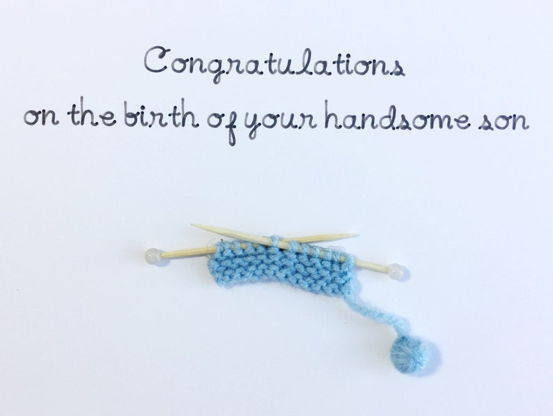 New Baby Boy Card