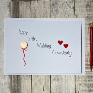29th Anniversary Card