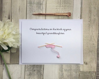 New Granddaughter Card