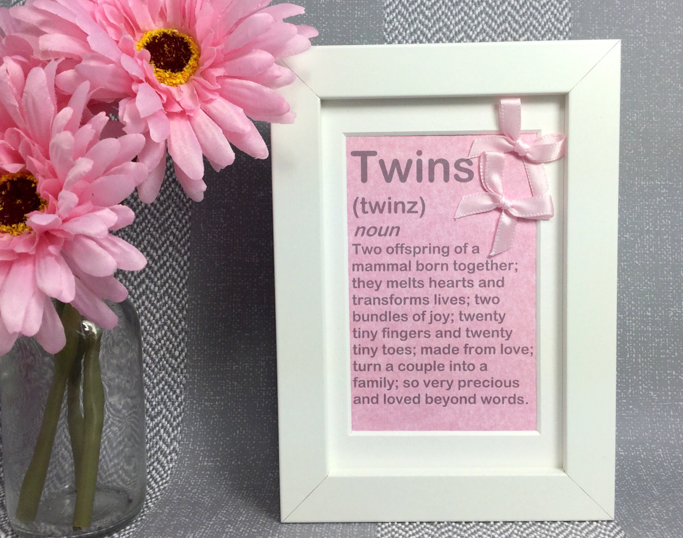 Twin Baby Gifts New Baby Girl Gift Twin Baby Twins Baby Etsy