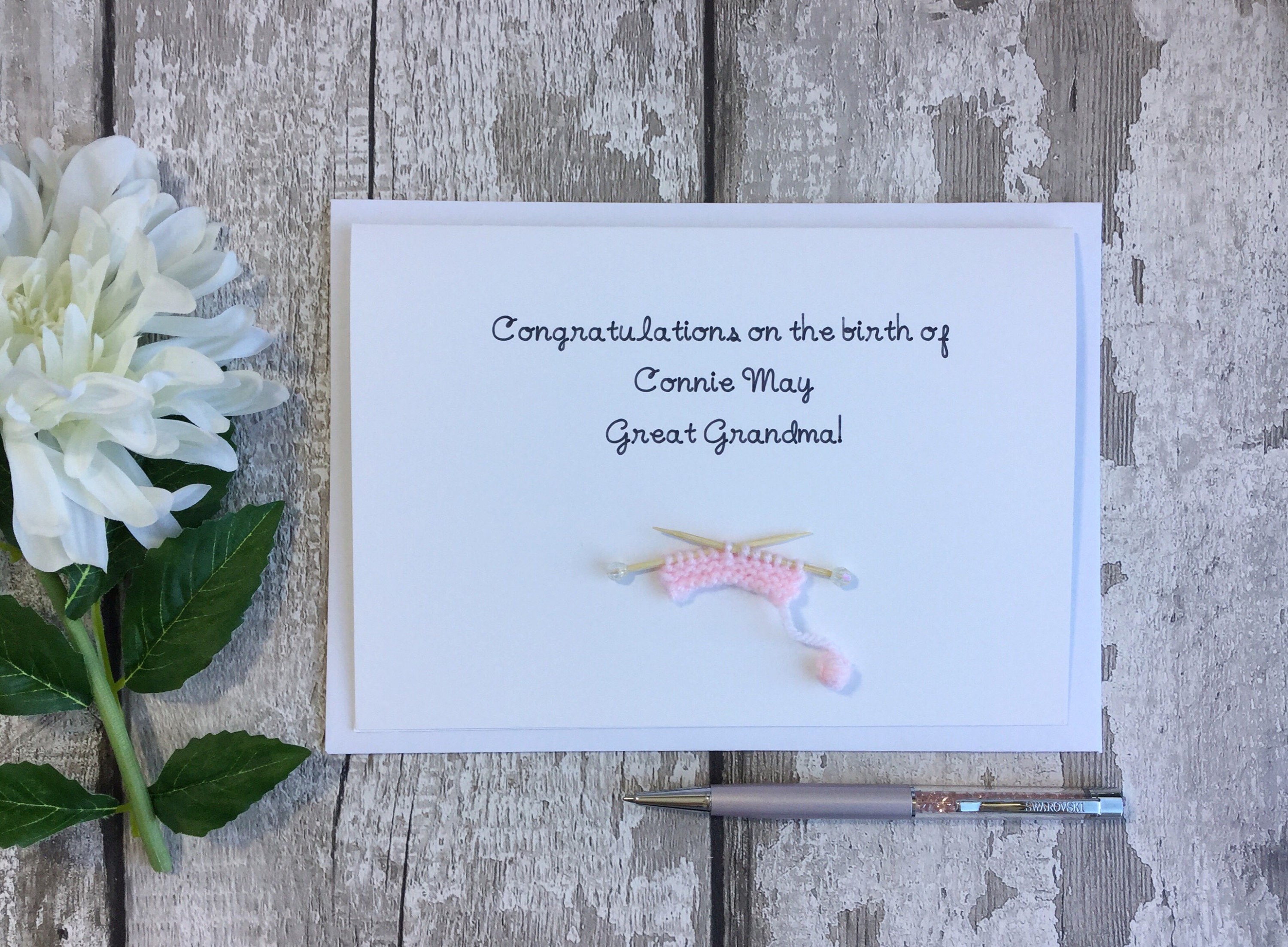 New Great Granddaughter Card - Etsy