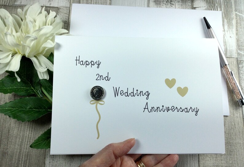 2nd Anniversary Card