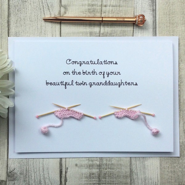 Twin Granddaughter Card