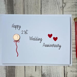 Carte 21e anniversaire