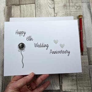 Carte 6e anniversaire