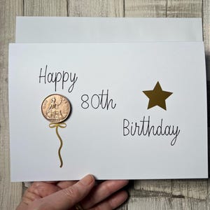 Carte 80e anniversaire