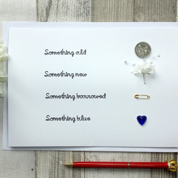 Something Old, Something New, Something Borrowed, Something Blue Card