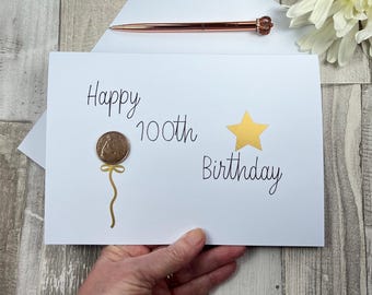 100th Birthday Card Centenary Birthday
