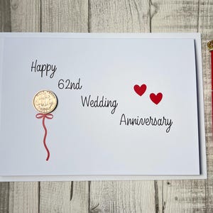 Carte 62e anniversaire