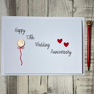 Carte 13e anniversaire