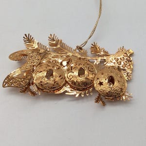 Danbury Mint Christmas 2000 Ornament  23k Gold Plated