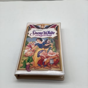 Snow White and the Seven Dwarfs Walt Disney&#39;s Masterpiece VHS 1524