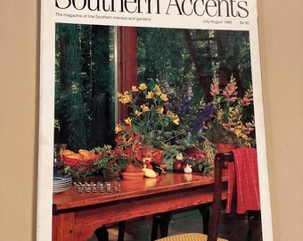 SOUTHERN ACCENTS Magazine - July August 1986 - No Label