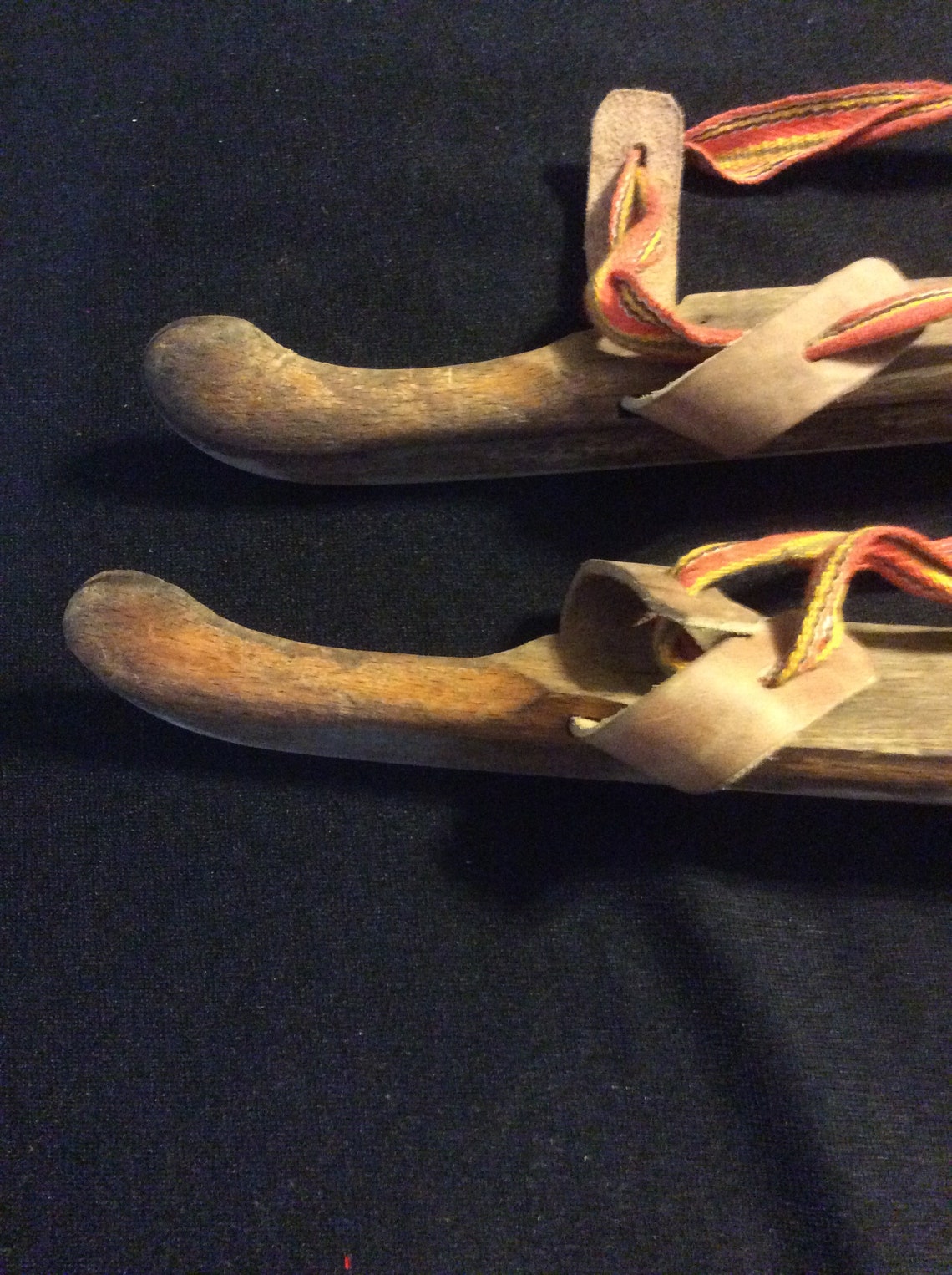 Antique Dutch Ice Skates Holland Wood Skating Winter Sport Etsy