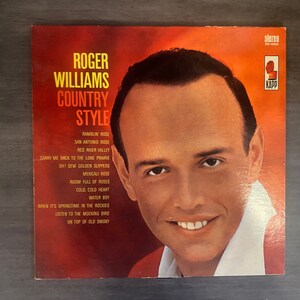 Roger Williams Country Style Vinyl LP - 1963 Kapp Records