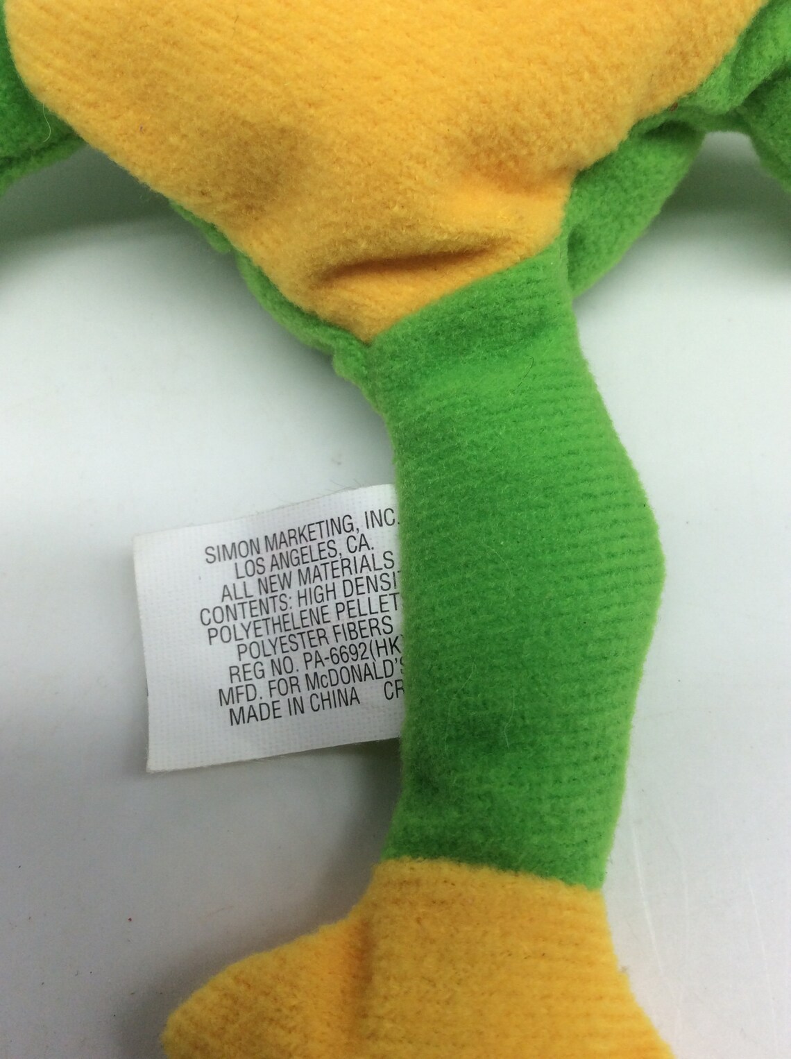 TY Teenie Beanie Babies Smoochy the Frog 1993 Mc Donalds Toy - Etsy