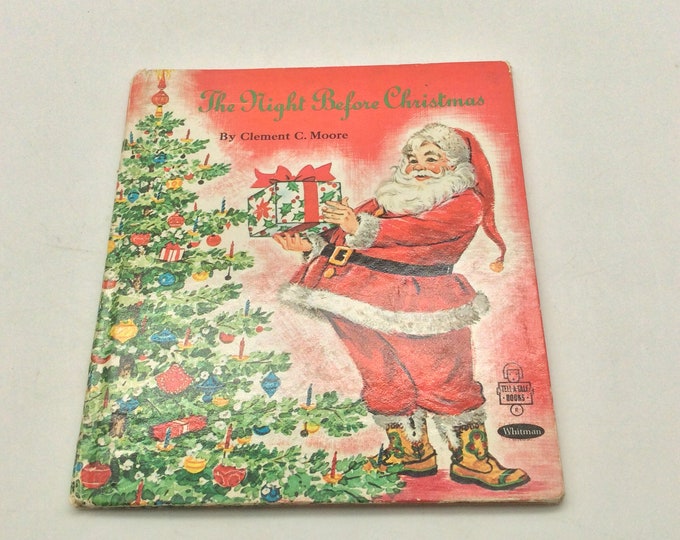 1969 the Night Before Christmas Clement C Moore Whitman Tell A Tale ...