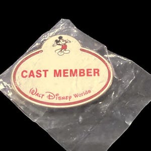 Cast Member Name Tag Mickey WDW Cast Exclusive Disney Pins