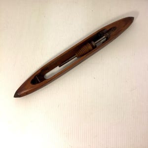 Vintage Wood Weaving Loom Boat Shuttle