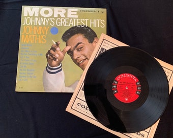 ジョニー・マティス モア・ジョニーズ・グレイテスト・ヒッツ 1959 コロンビア CL 1344 LP レコード