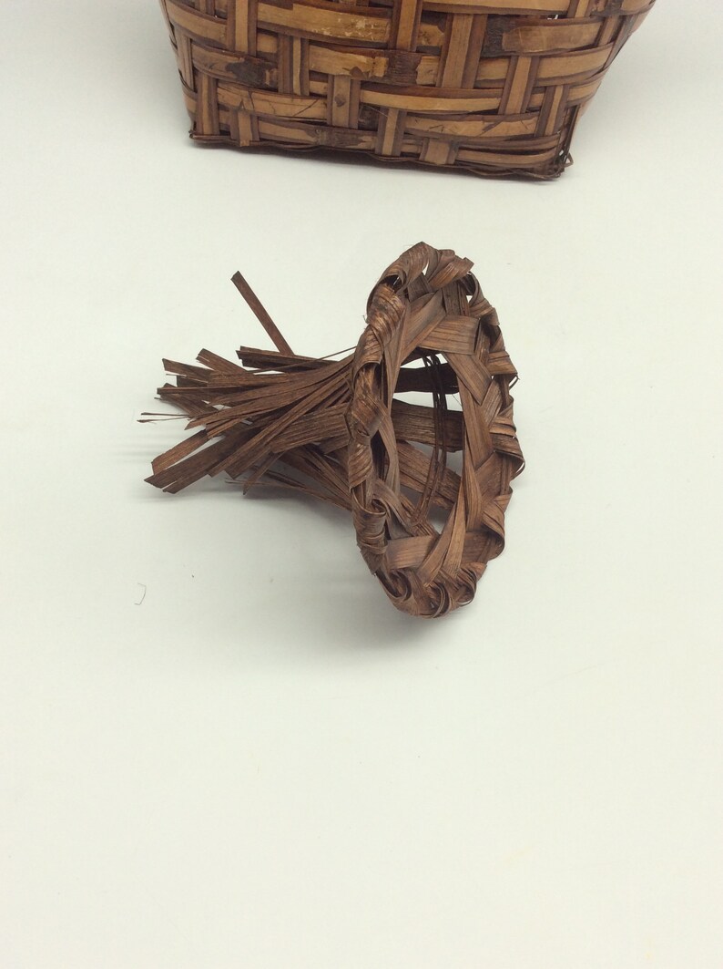 Vintage Philippine Ifugao Small Wicker Fish Trap Basket Hand Etsy